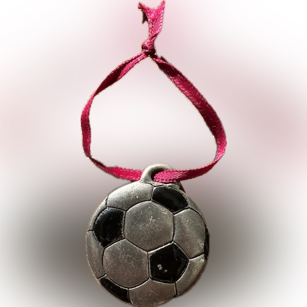 Danforth Pewter Soccer ball ornament